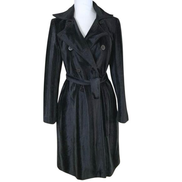 Guess Black Trench Coat - Picture 1 of 13